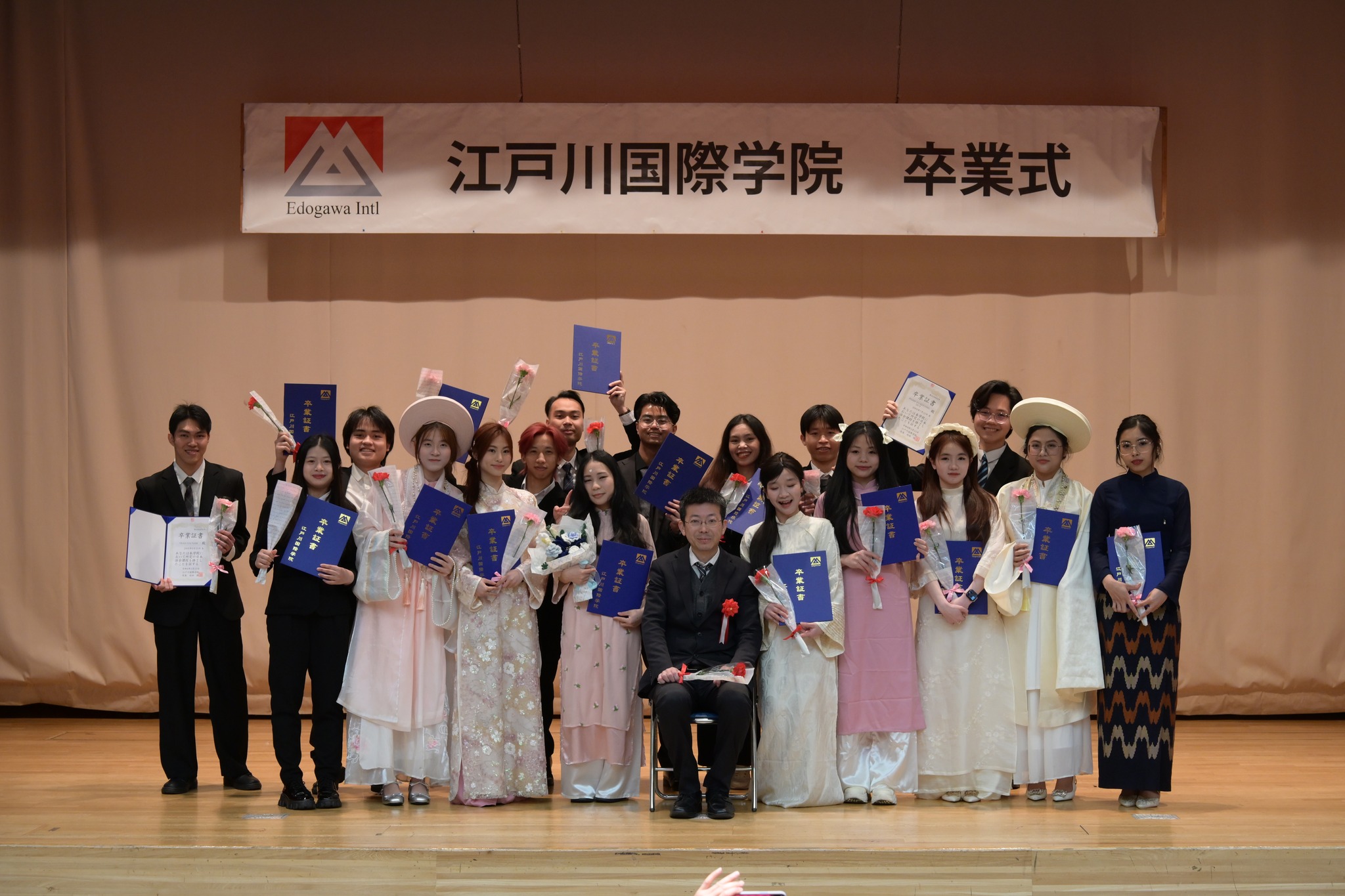 卒業式 集合写真