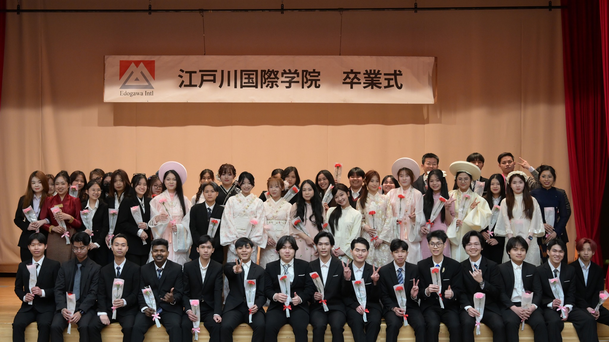 卒業式 集合写真